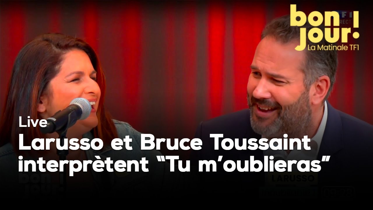 🎤 Larusso et Bruce Toussaint interprètent en live le tube 