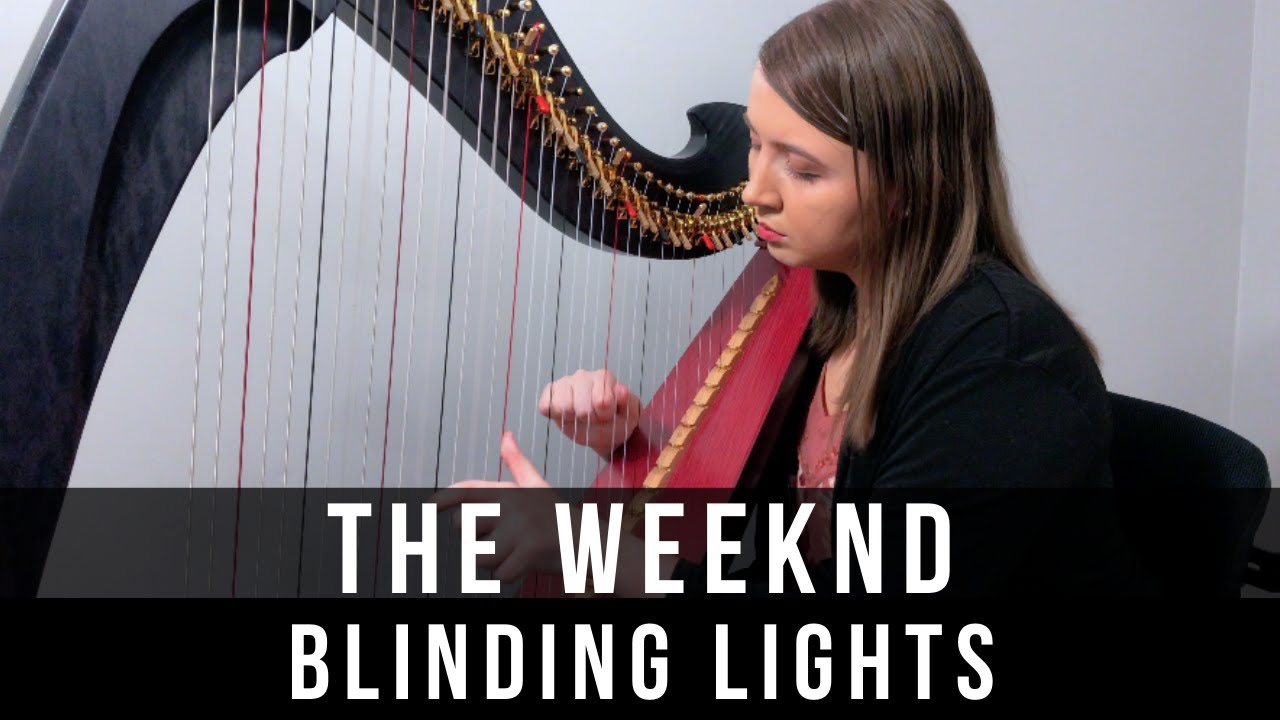 The Weeknd - Blinding Lights (Harp Cover by Arianna Worthen)