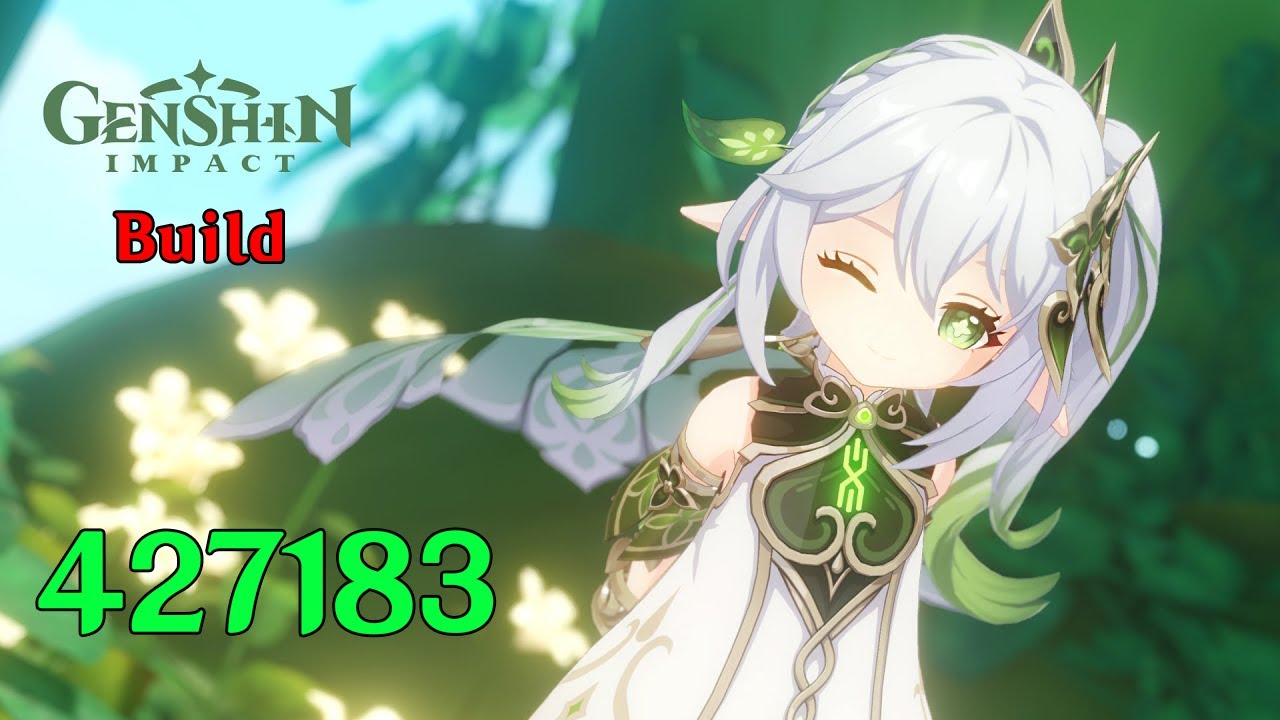 Nahida 148k To 427k Damage Showcase | Best Nahida Build Genshin Impact