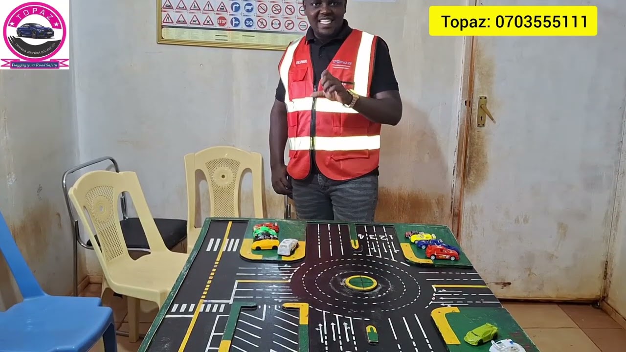 INTRODUCTION OF THE  MODEL TOWN BOARD IN DRIVING SCHOOL #muciitv #driving #drivingschool 