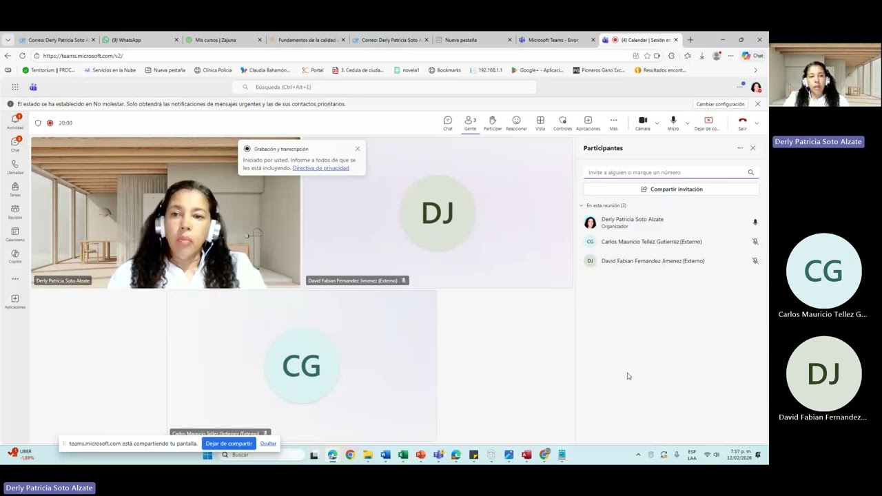 Sesión en línea  Creación de informe con los resultados del comportamiento del software GA11 2205010