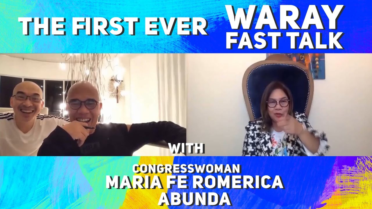 The First Ever WARAY Fast Talk with Congresswoman Maria Fe Romerica Abunda.
