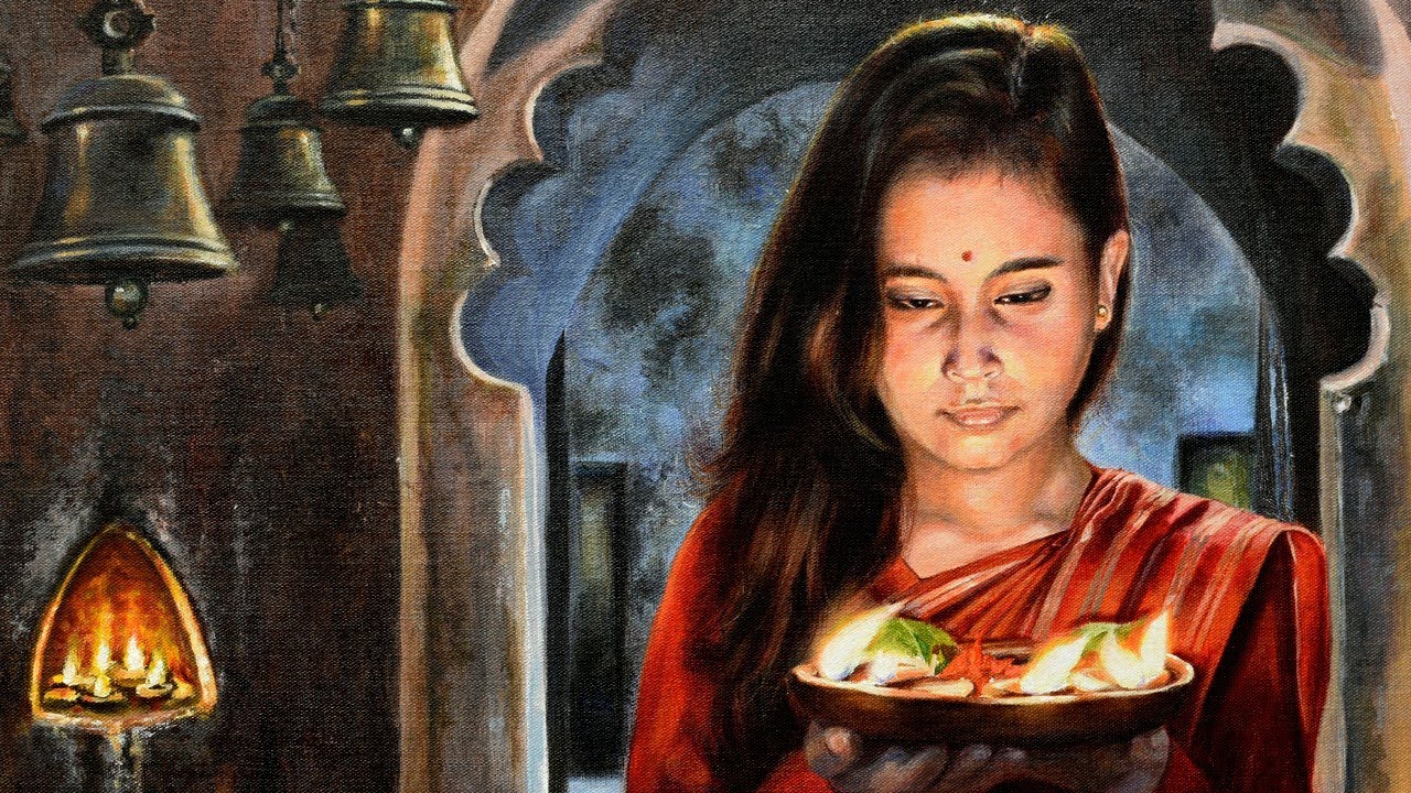 PRAYER | Acrylic Painting on canvas | Time-Lapse by Debojyoti Boruah