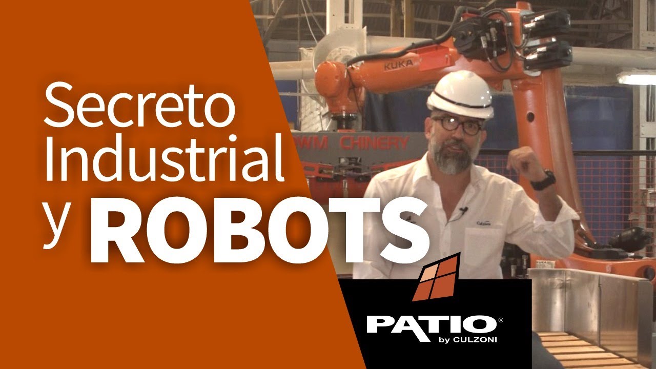 Fabrica de bordes pisos atérmicos piscinas Patio Culzoni - Linea producción continua robotizada Kuka