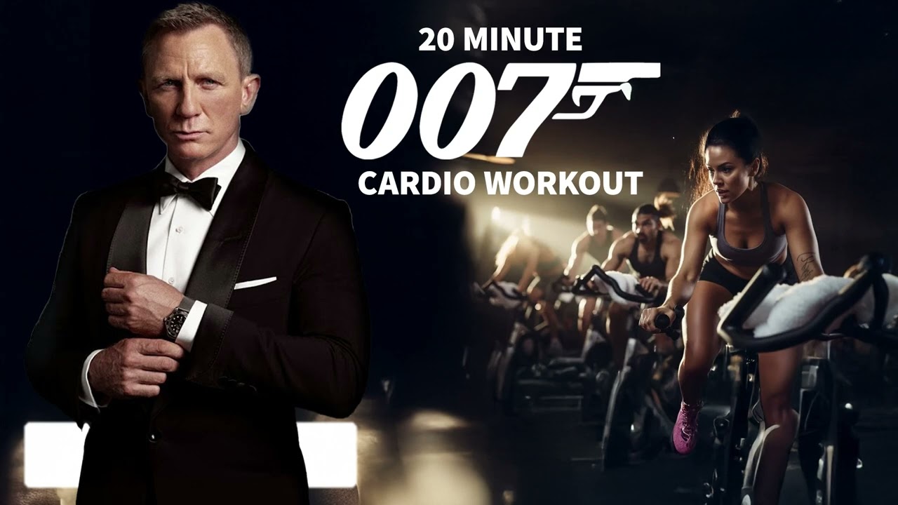 🚴‍♂️ 20-Minute James Bond Spin Class – Train Like a Secret Agent! 🚴‍♂️