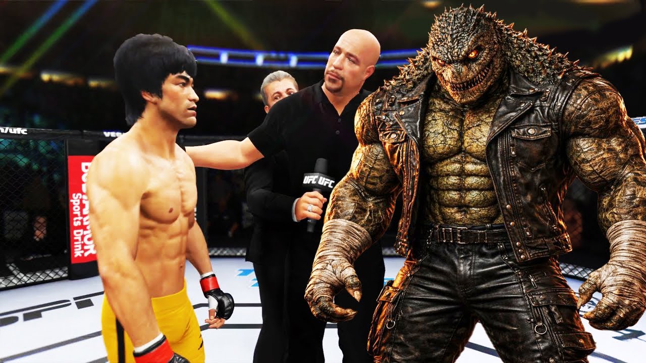 Bruce Lee vs. Lizard Destroyer (EA Sports UFC 4)