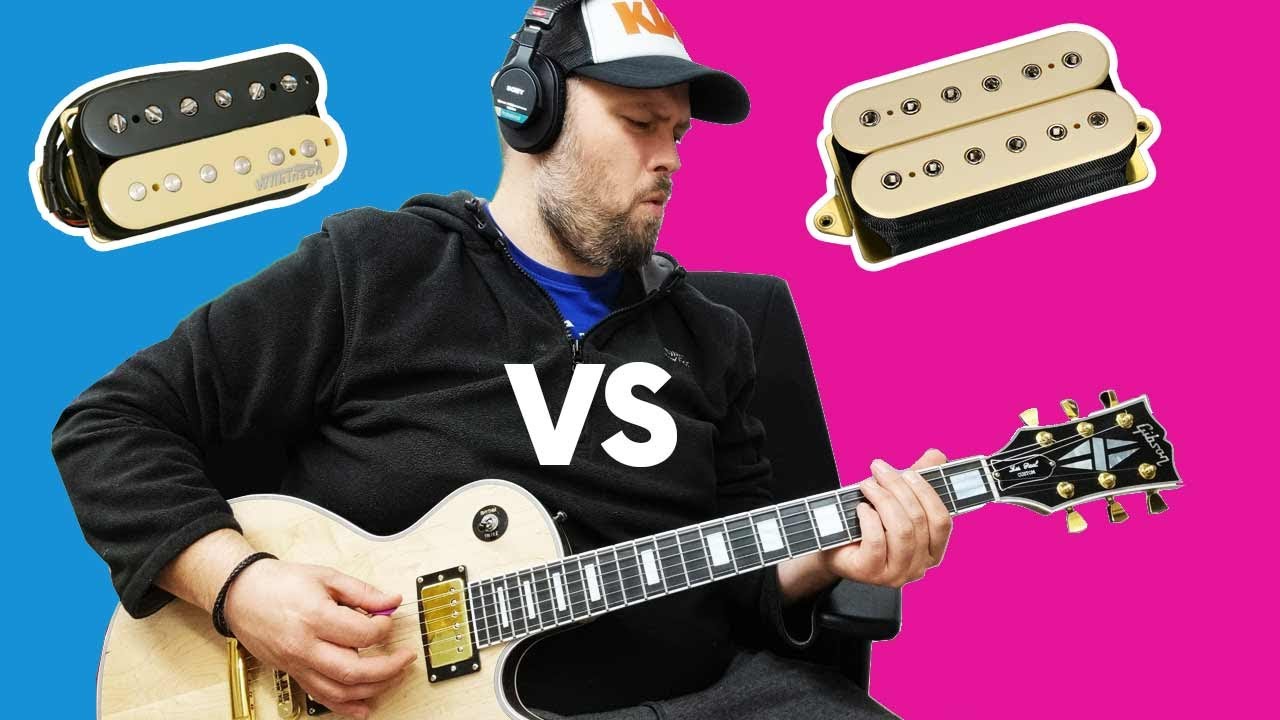 Wilkinson MWHZ humbuckers vs DiMarzio vs Gibson guitar pickup comparison Who wins? [BiasFX2]
