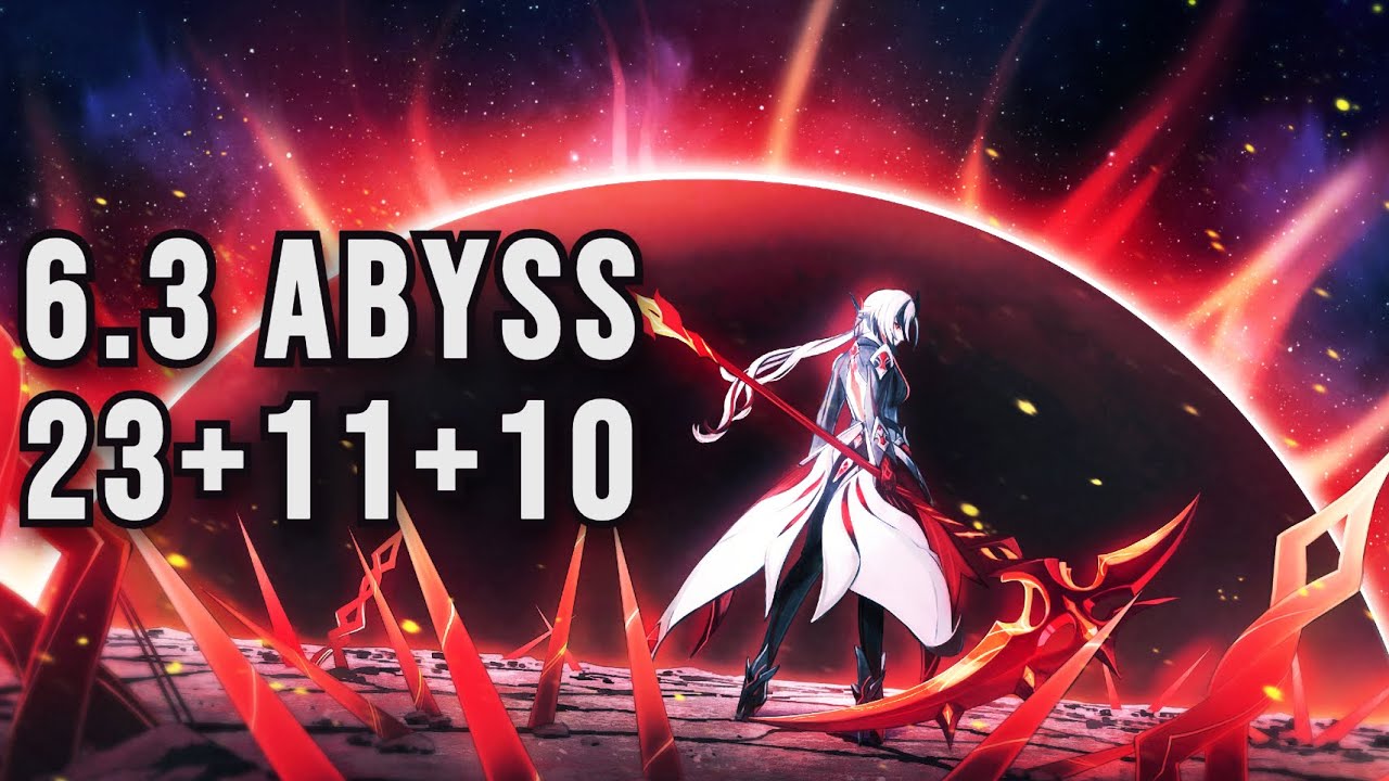 [6.3 Abyss] Arlecchino 44s Top Half Continuous Speedrun | Luna 4