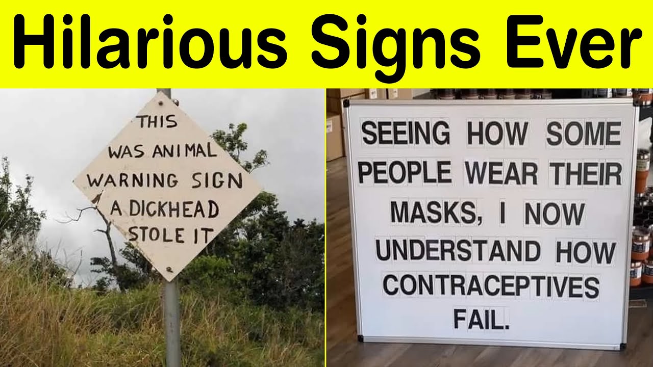 Hilarious Signs Ever Spotted in Everyday Life || Happy Panda