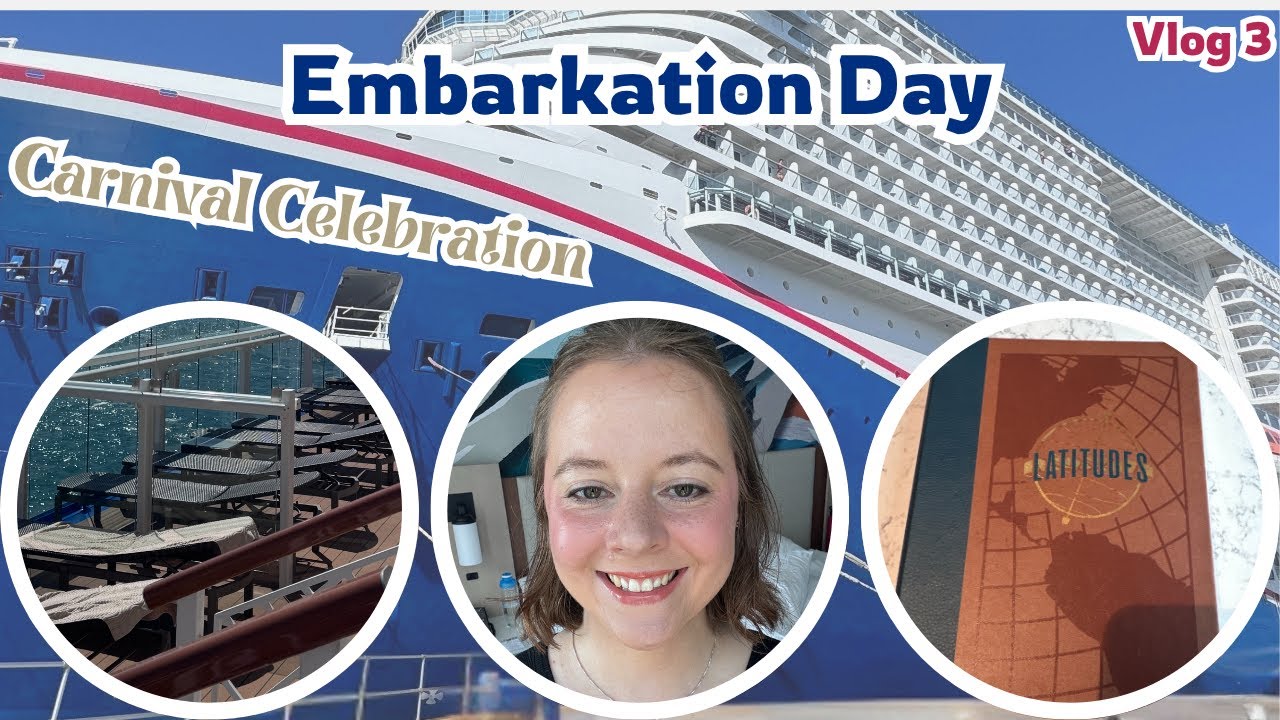 Carnival Celebration 2025 | Vlog 3: Embarkation Day, Havana Cabana room tour, introverts sail away