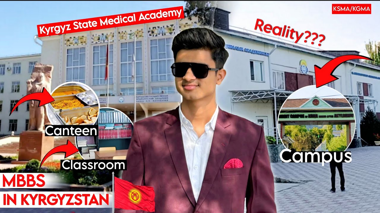 MBBS in Kyrgyzstan 2025 🇰🇬 | KSMA Full Campus + Hostel Tour | Kyrgyz State Medical Academy,Bishkek