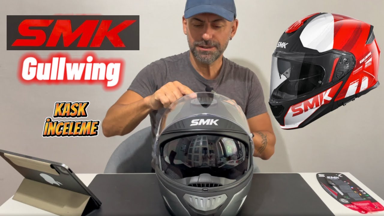 SMK Gullwing Çene Açılır Kask İnceleme