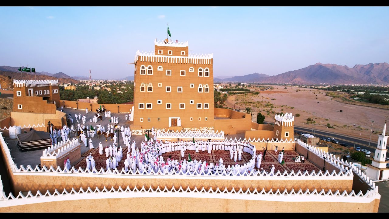 #نحلم_ونحقق  من نجران قصر العان احتفالات اليوم الوطني الـ 93 للمملكة العربية السعودية