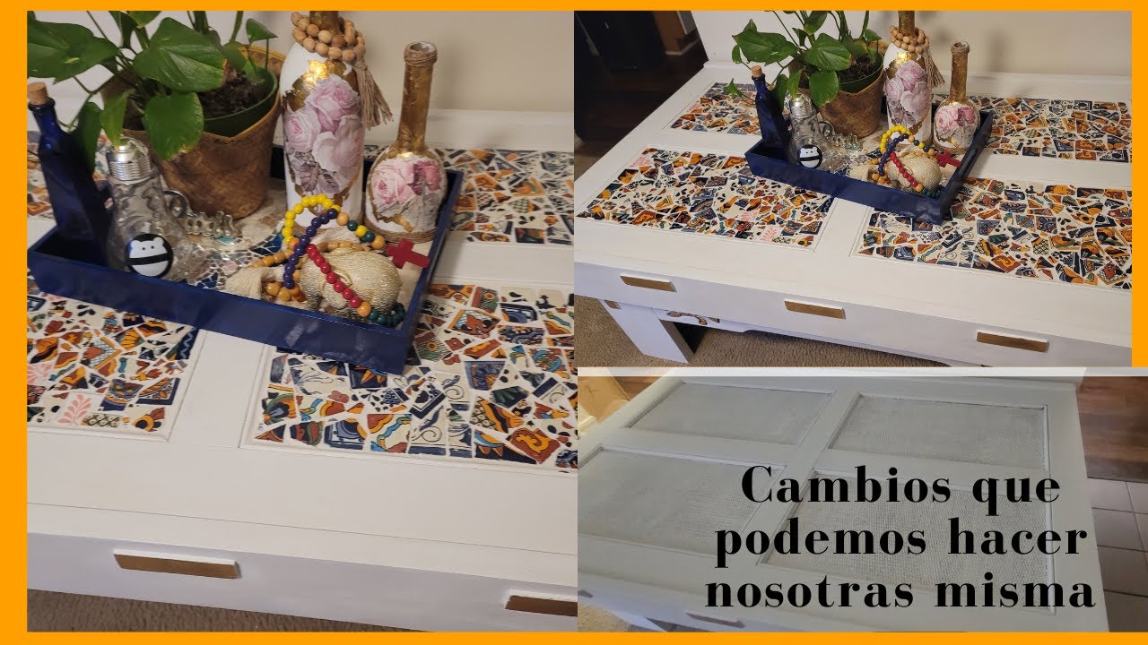 COMO PEGAR TALAVERA EN MESA( MIREN QUE BELLA QUEDO)