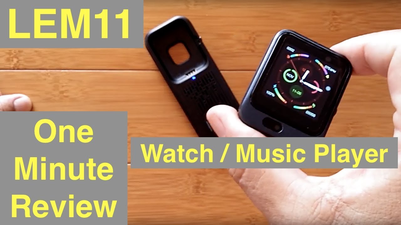 LEMFO  LEM11 4G Android 7.1.1 3GB 32GB Smartwatch with Power Bank/Music Player: One Minute Overview