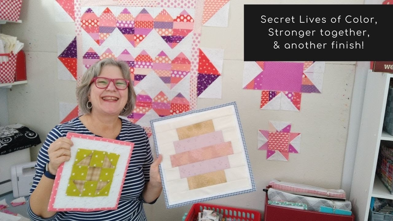 Stronger together kickoff  & Secret Lives of Color #8 & another finish!