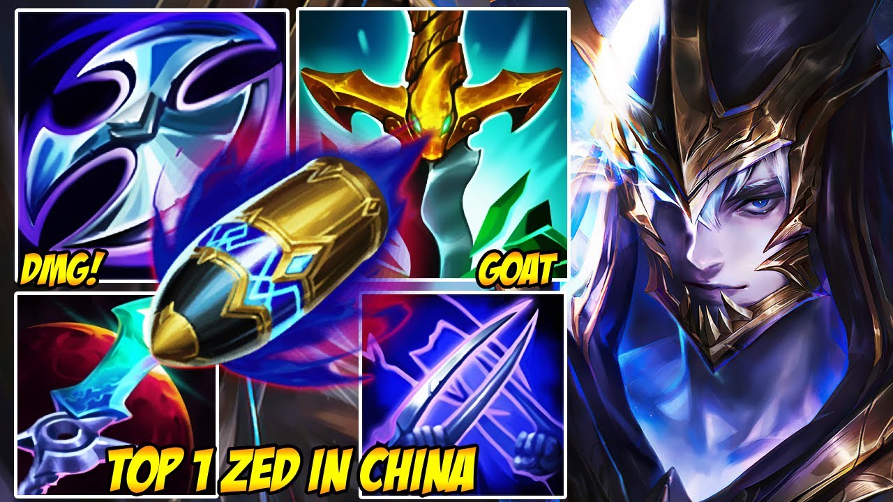 WILD RIFT CHINA TOP 1 ZED - ONE ZED COMBO, FIVE VICTIMS