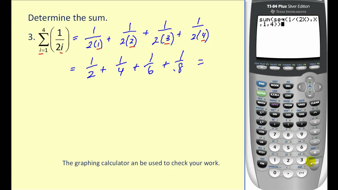 (Updated Version Available) Sigma Notation