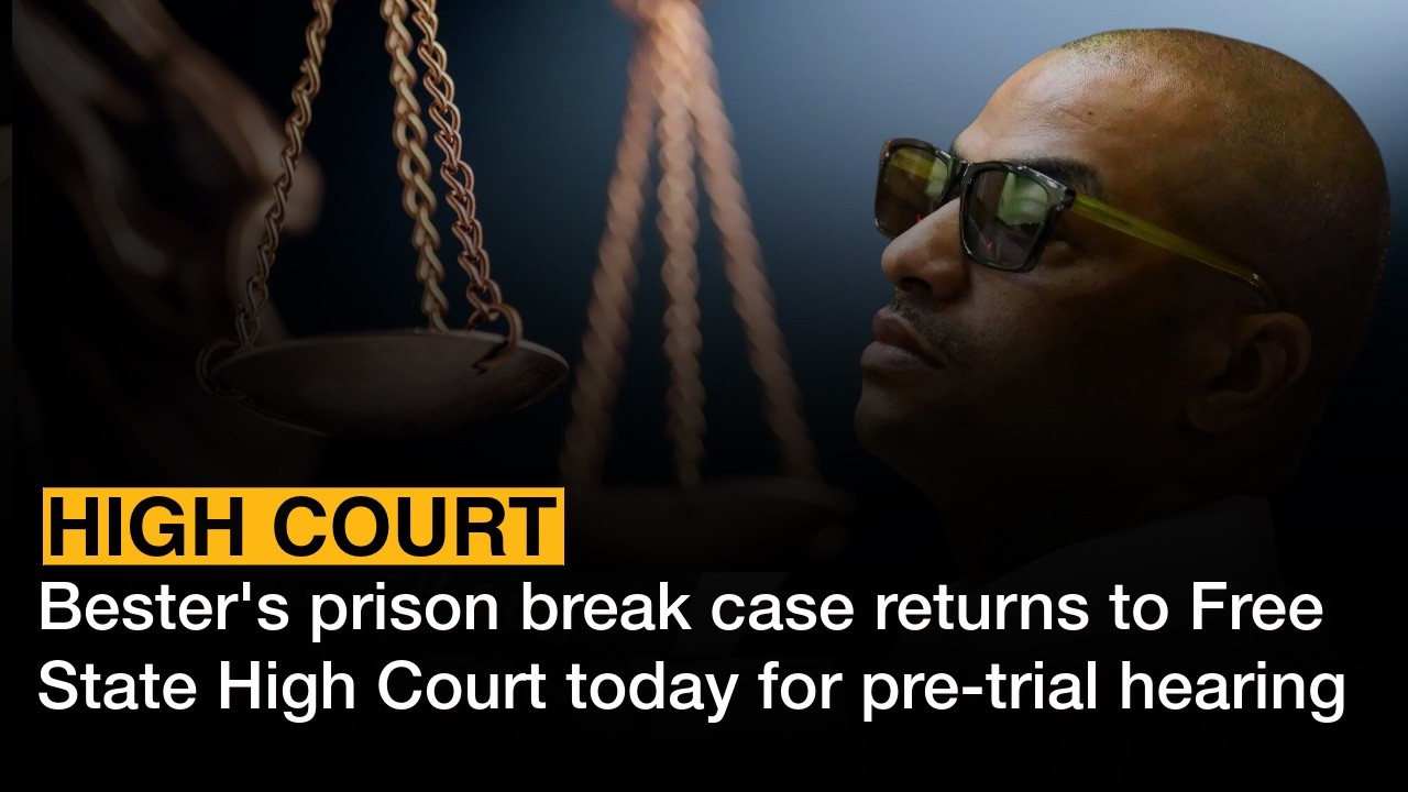Thabo Bester's prison break case returns to Free State High Court today for pre-trial hearing