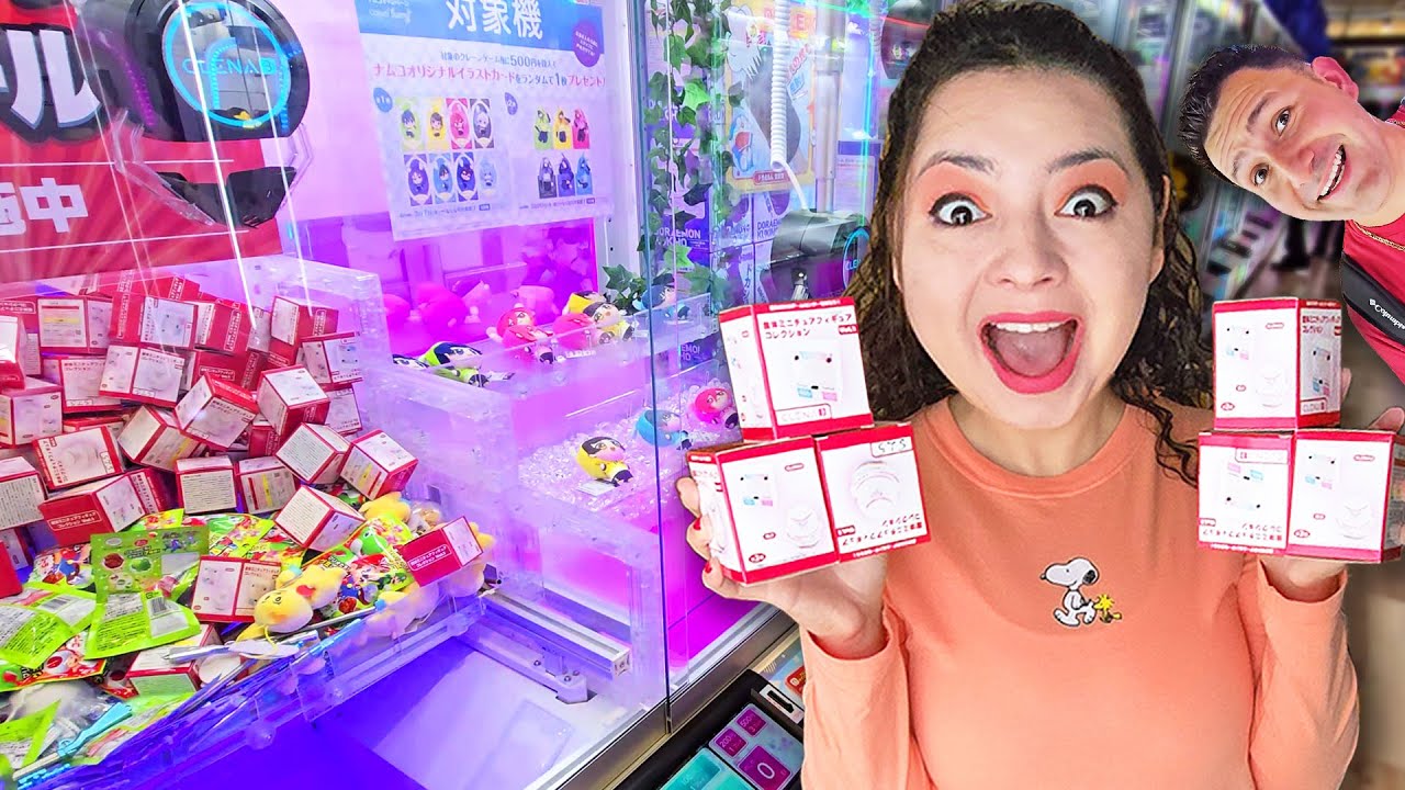 We Couldn't STOP Winning from this Claw Machine! (Awesome Prizes!)
