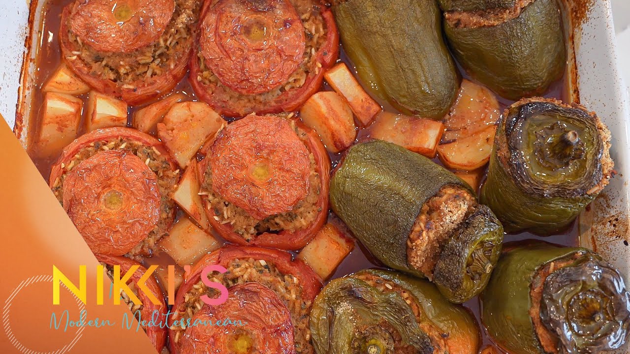 How to Make the Best Vegetarian Yemista | Stuffed Tomatoes and Peppers