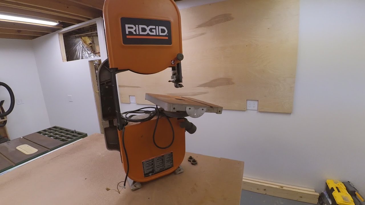 Ridgid Bandsaw Rebuild & Upgrades