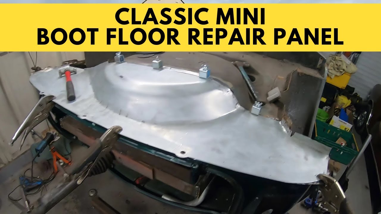 Gareth's Classic Mini Part 13 | Boot Floor Repair & Hinge Panel Replacement