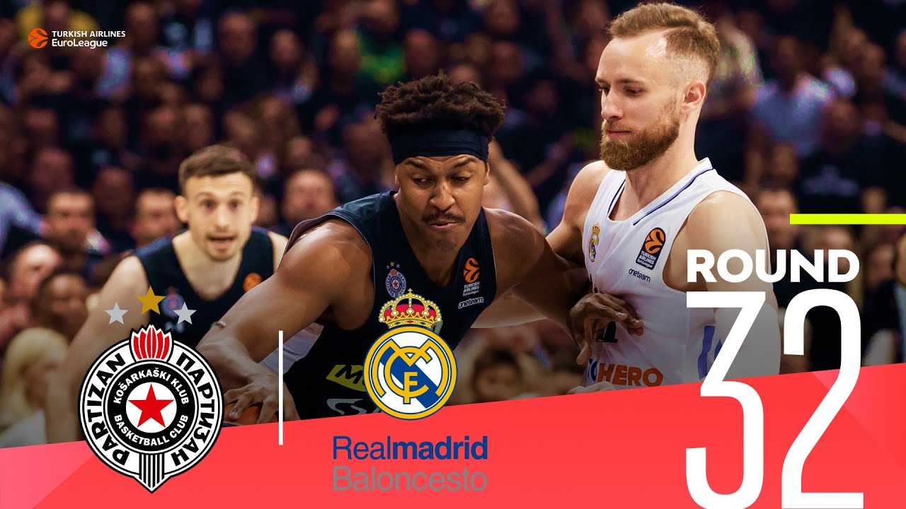 Partizan takes a crucial win over Real Madrid! | Round 32, Highlights | Turkish Airlines EuroLeague