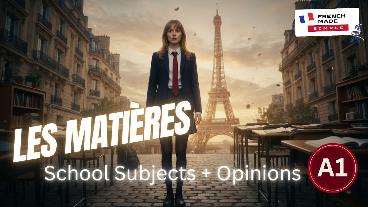 Episode 10 - Les matières | School Subjects & Opinions ✨