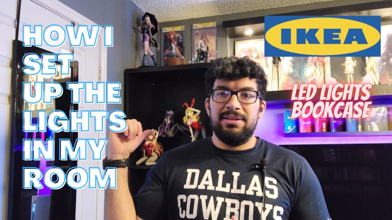 Bookcase Lighting Tutorial ~ Easy DIY Setup Lighting for Display