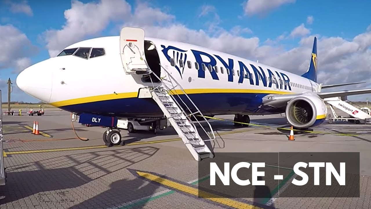 RYANAIR BOEING 737-800 | Nice - London Stansted