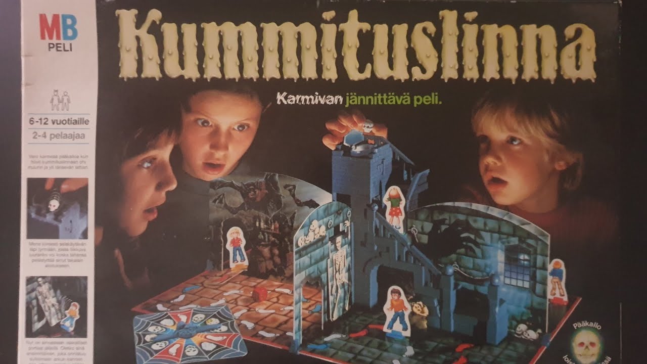 Legendaarisen KARMIVA lautapeli! | Kummituslinna (MB, 1986)