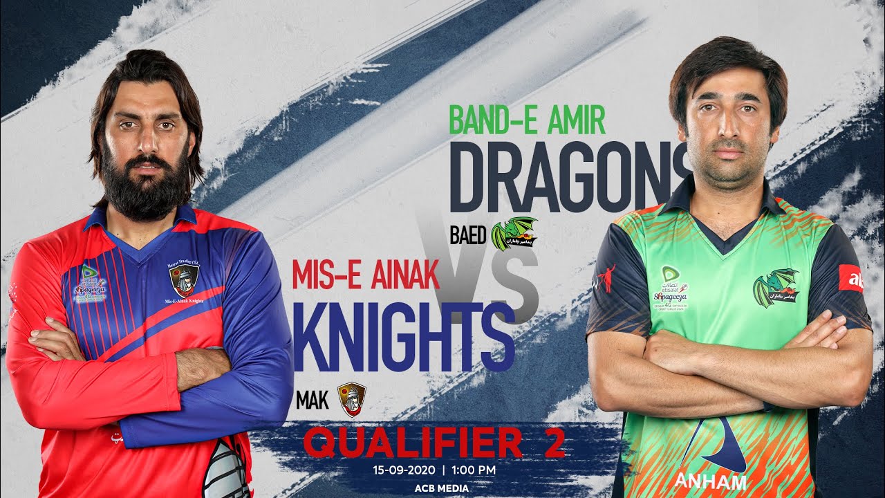 Mis-e Ainak Knights vs Band-e Amir Dragons 18th Qualifier Match Highlights, Kabul, Sep 15 2020