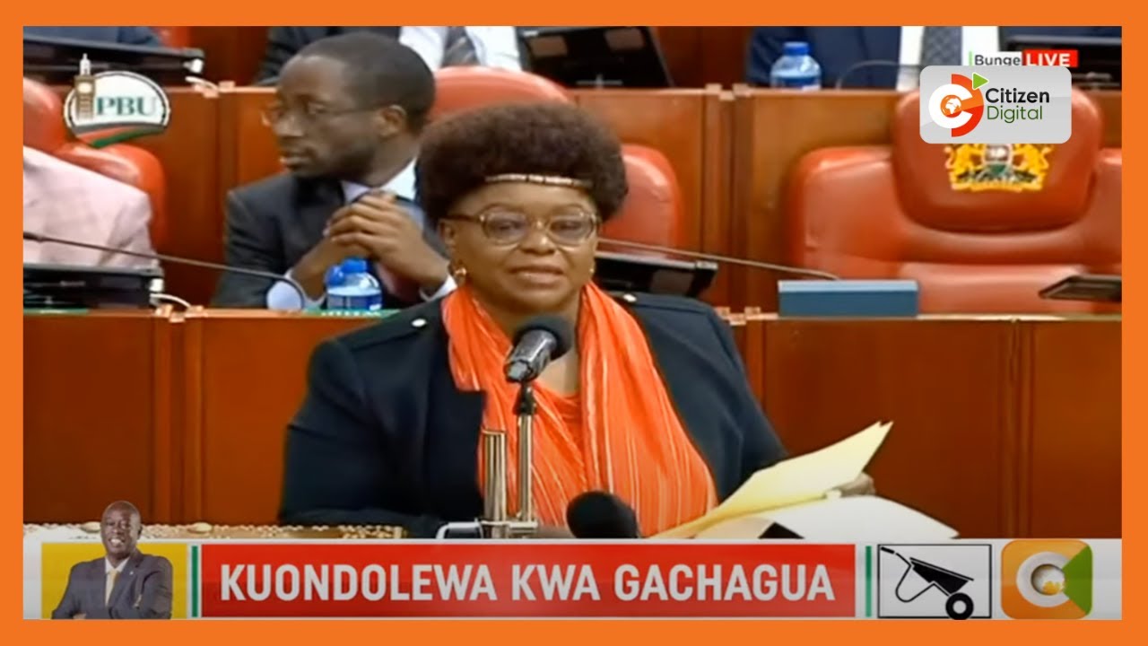 MP Millie Odhiambo says over 65% of Kenyans support DP Gachagua impeachment
