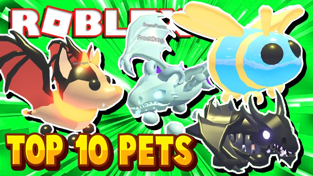 10 самых редких питомцев в Adopt Me! *ПИТОМЦЫ ЗА 100$* 10 лучших питомцев в Roblox Adopt Me
