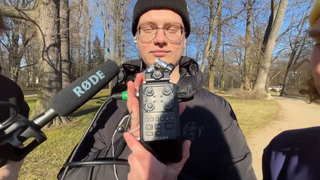 WIDEORECENZJA - rejestrator ZOOM H6 i mikrofon RODE NTG2 pozdrawiam