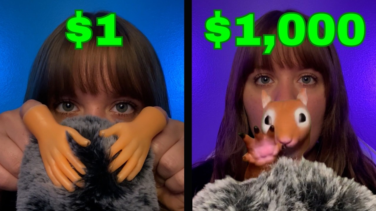 $1 Head Massage VS $1,000 Head Massage (ASMR)