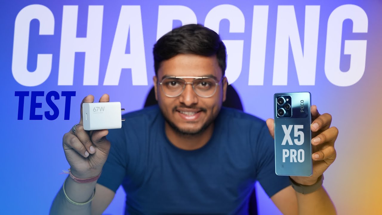 Poco X5 Pro charging test || 0-100% Charging time