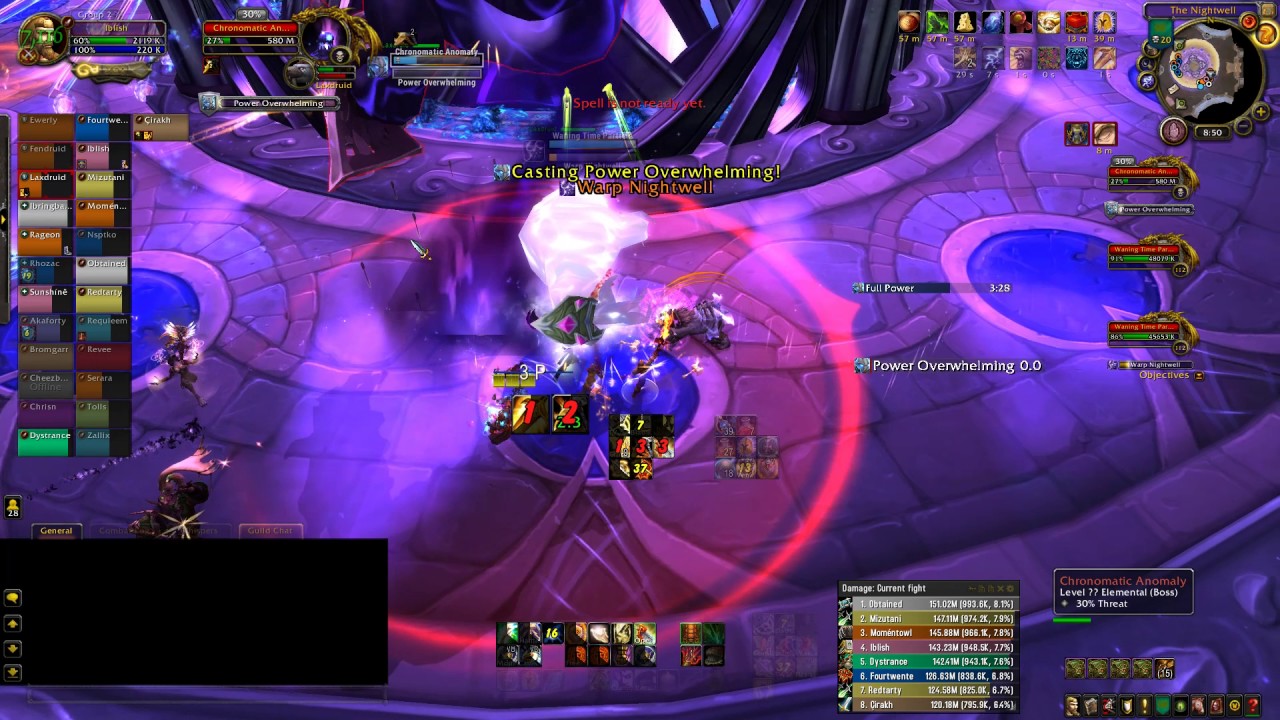 Retribution Paladin PoV - Chronomatic Anomaly Mythic Nighthold