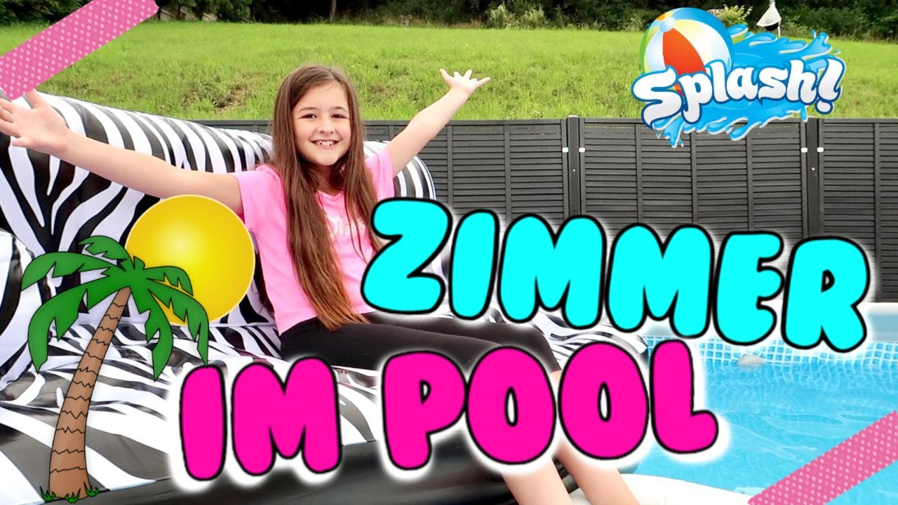 AVAs ZIMMER im POOL! 🏊 Hausaufgaben im POOL... geht das gut? 😍 Alles Ava