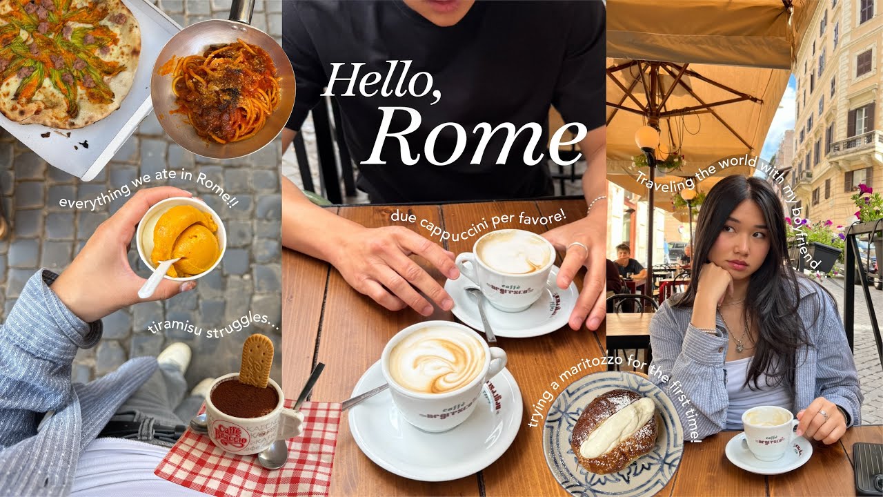 my life in rome ☕️🇮🇹 | exploring trastevere, flea market & tiramisu hunting!