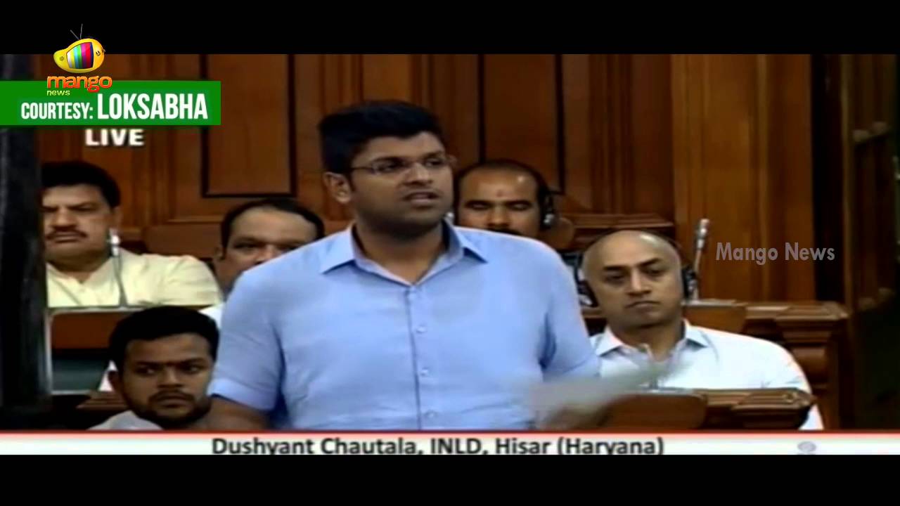 Dushyant Chautala Raised his Voice over Skill Development in India | Parliament | Mango News