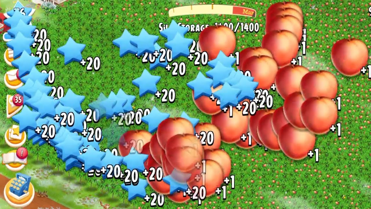 Hay Day Harvesting first time and gameplay level 76 #hayday#farming #games #trending 