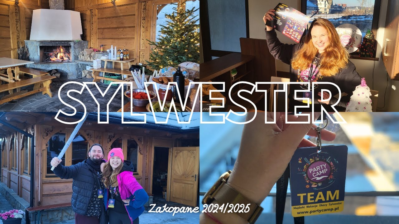 SYLWESTER W ZAKOPANEM 🎉 Nowy Rok z Party Camp | Wspólna impreza w górach! 🏔️ #VLOG
