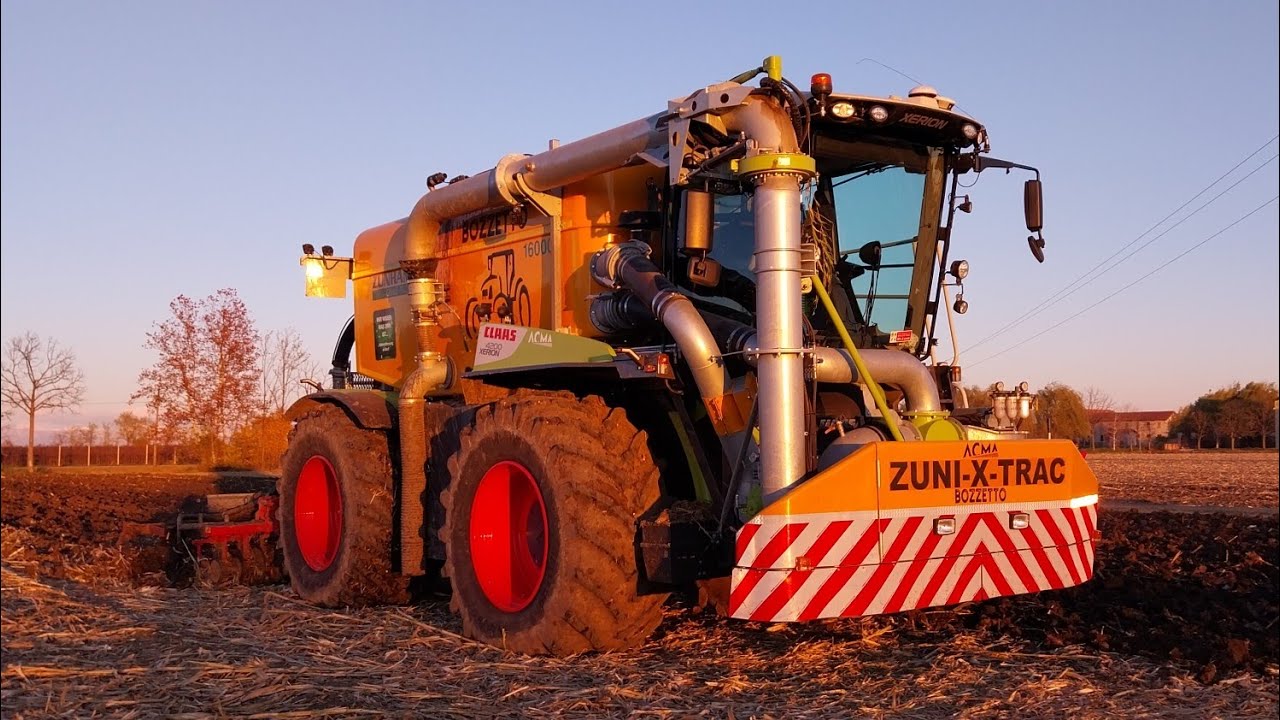 INTERRAMENTO LIQUAME: CLAAS XERION 4200 - AXION 950 | ZUNHAMMER ZUNI-X-TRACK | STEYR | NEW HOLLAND 