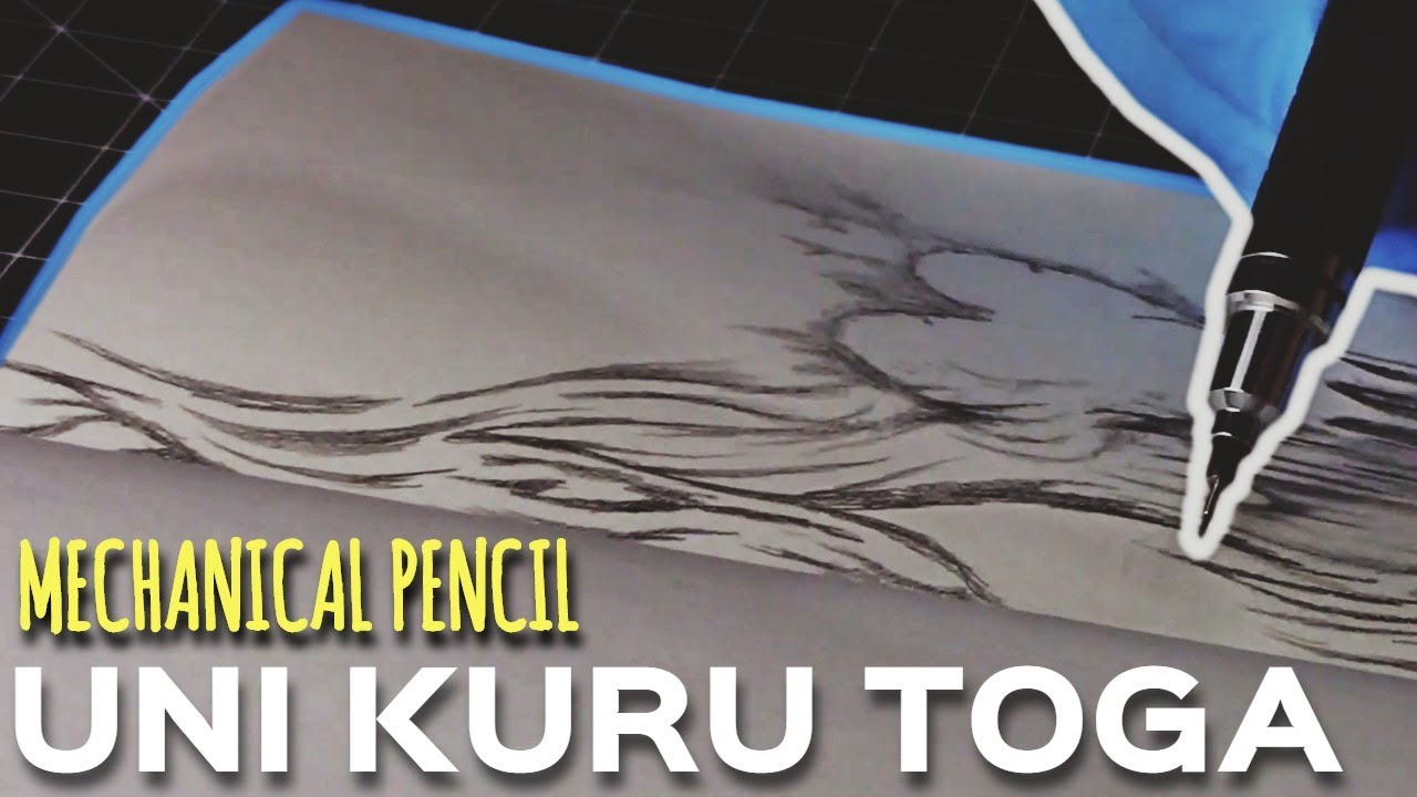 Uni Kuru Toga Mechanical Pencil Heart Drawing | JSheetz