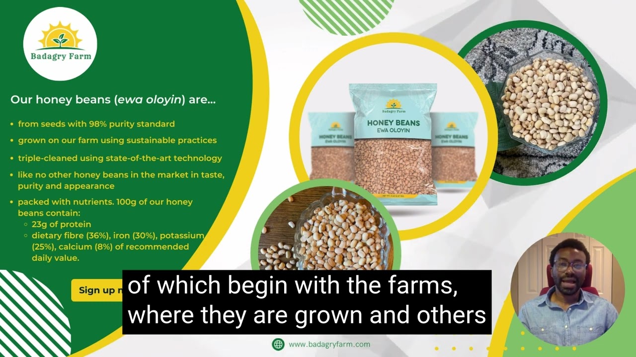 Badagry Farm's ewa oloyin (honey bean)