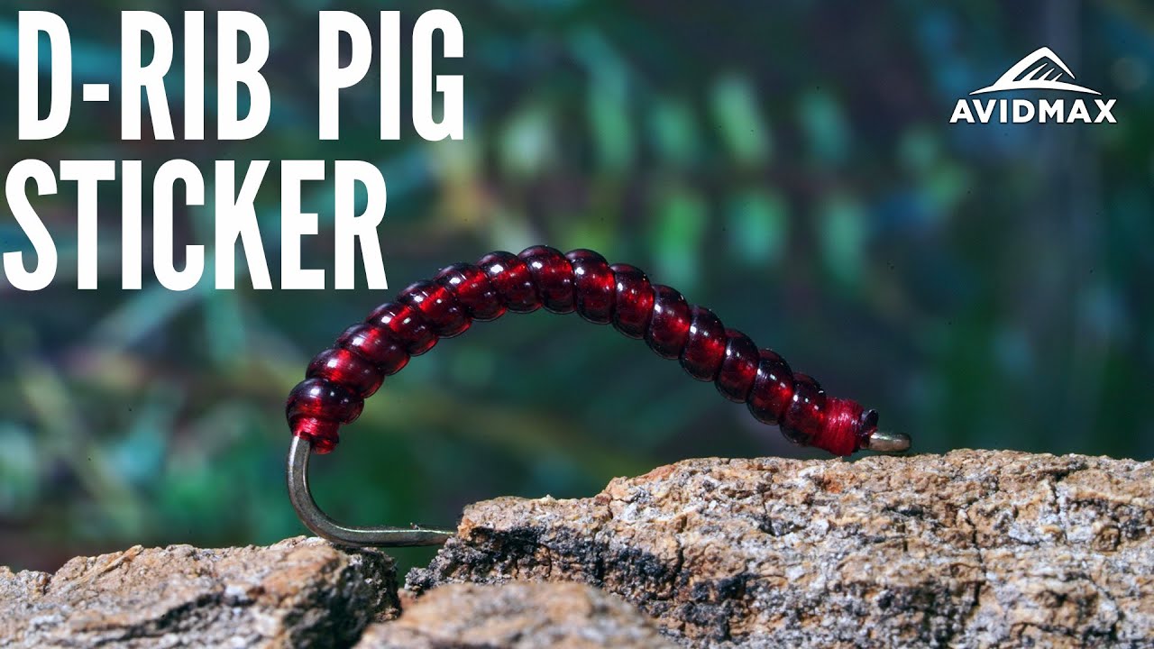 How to tie the D-Rib Pig Sticker | AvidMax Fly Tying Tuesday Tutorials