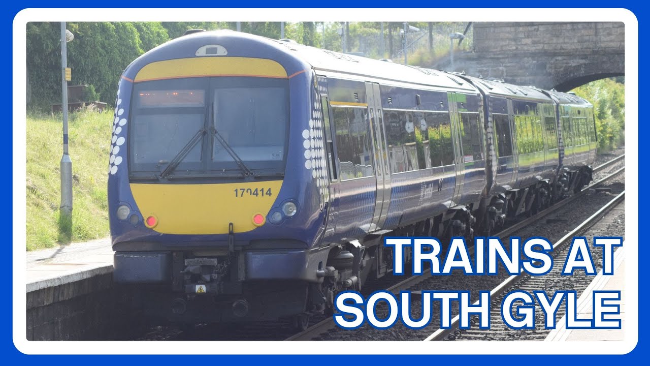 TRAINS at SOUTH GYLE (Fife Circle) - 11/06/2024