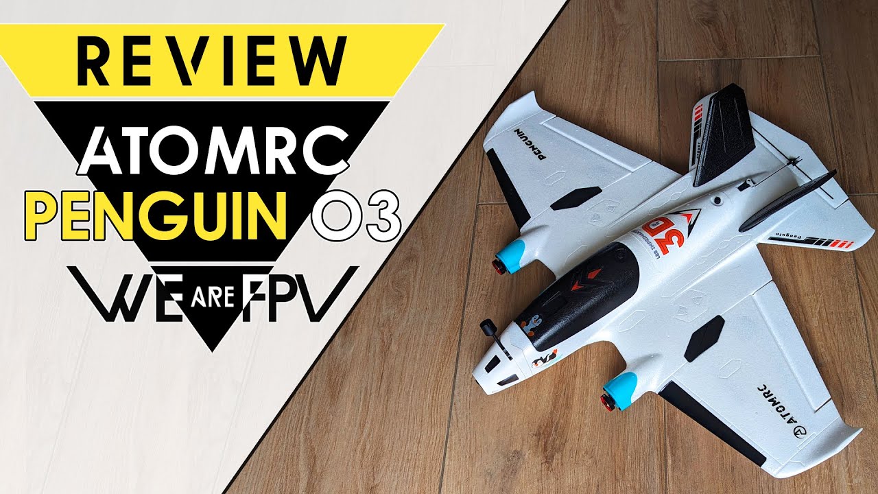 Test AtomRC Penguin, l'avion FPV IDÉAL pour débuter (l'aile volante)